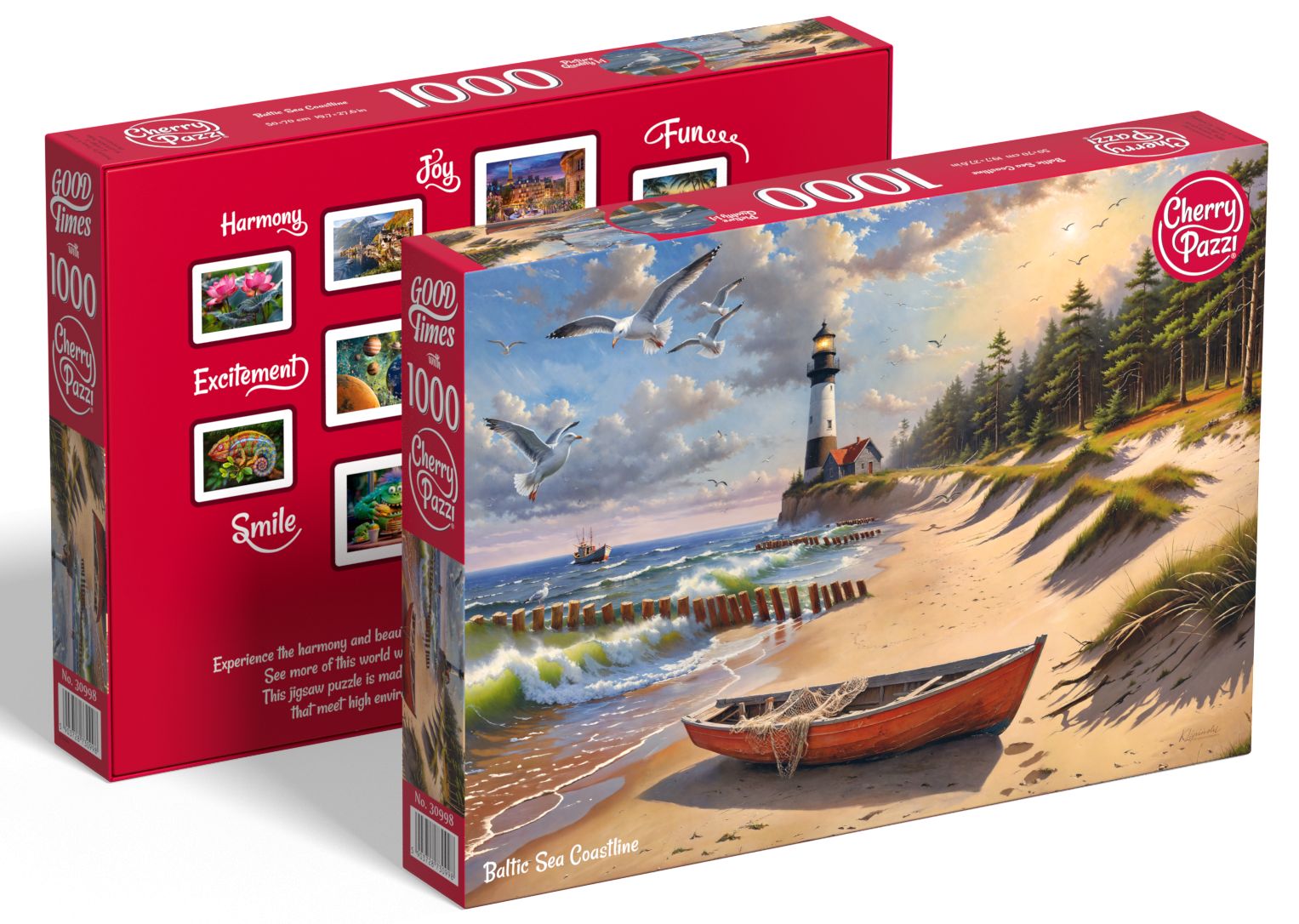 Puzzle 1000 CherryPazzi Baltic Sea Coastline 30998 2.jpg