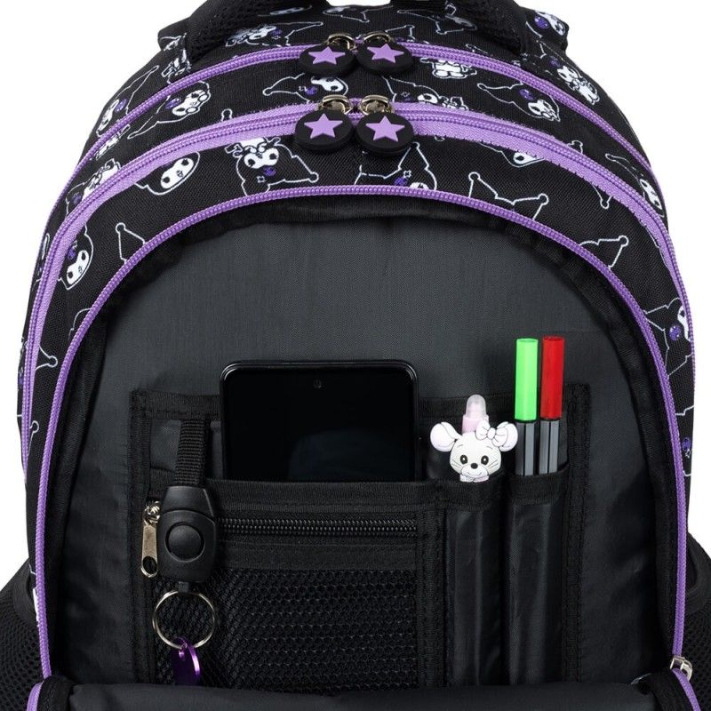 Plecak 4-komorowy 16 Kuromi Black_2.jpg