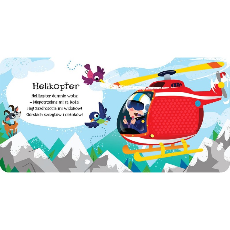 Książeczka sensoryczna. Zobacz, dotknij, poczuj. Pojazdy 2.jpg